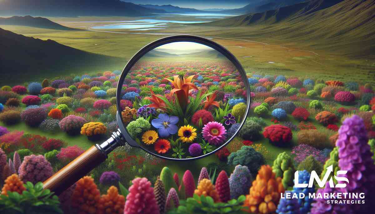 What is a marketing strategy in which the focus is on small but profitable market segments?