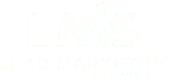 Lead Marketing Strategies Logo White Transparent