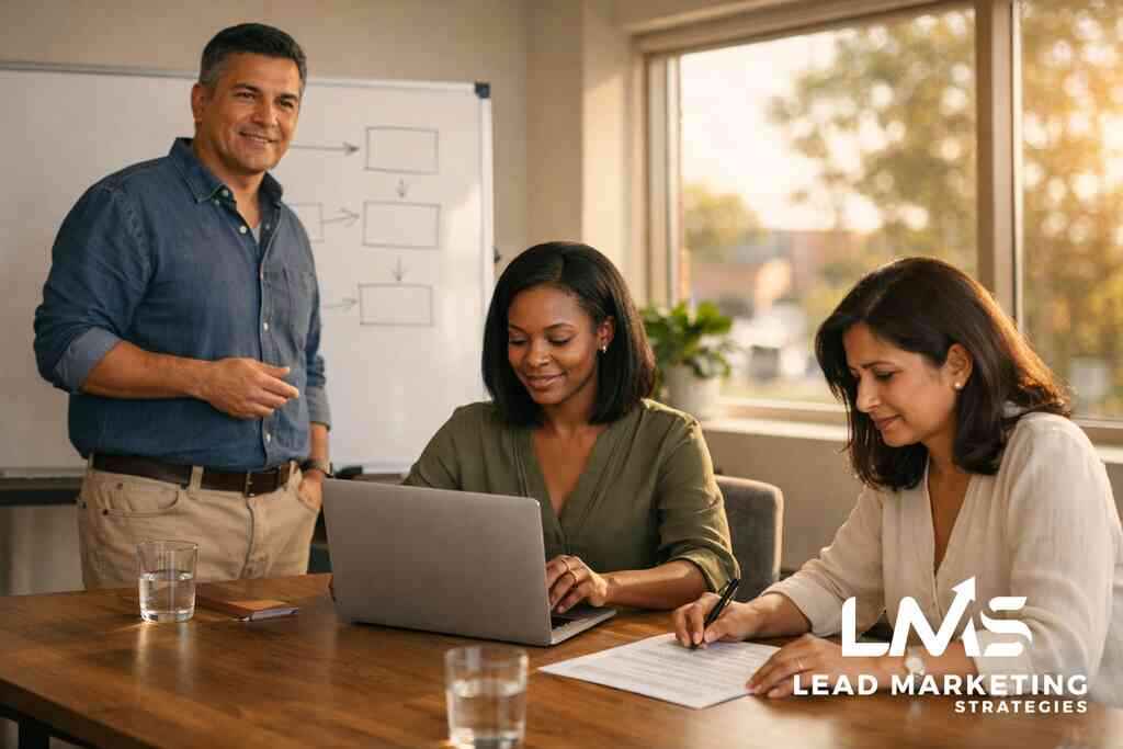 How website development, Long Island web design, and mobile-first design support search visibility — Lead Marketing Stra