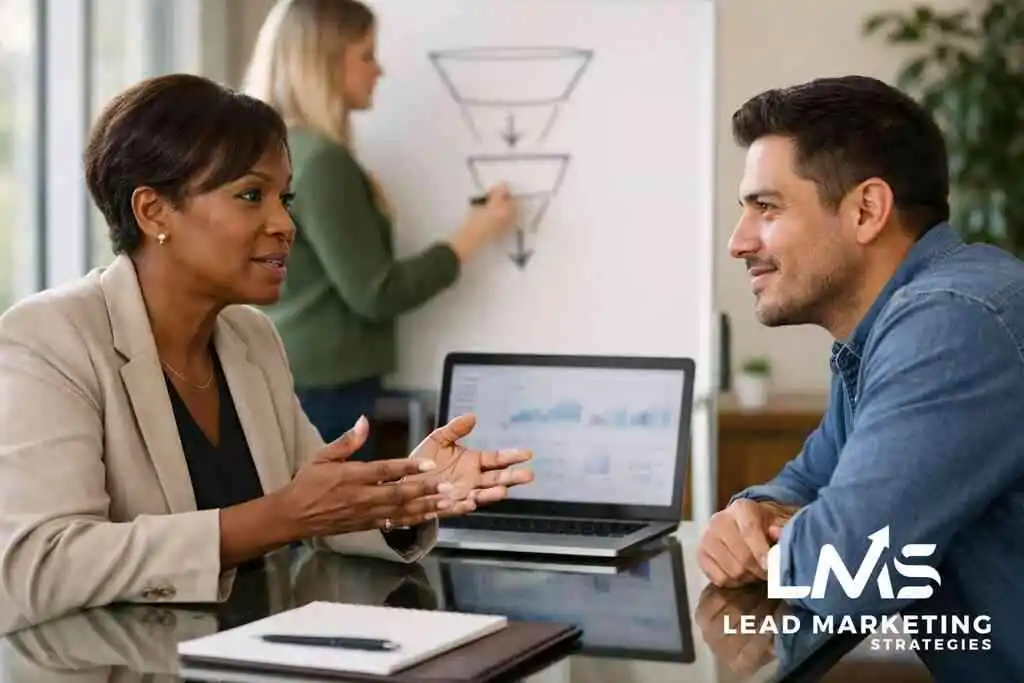 Where website design company decisions and website development choices affect the conversion funnel — Lead Marketing Str
