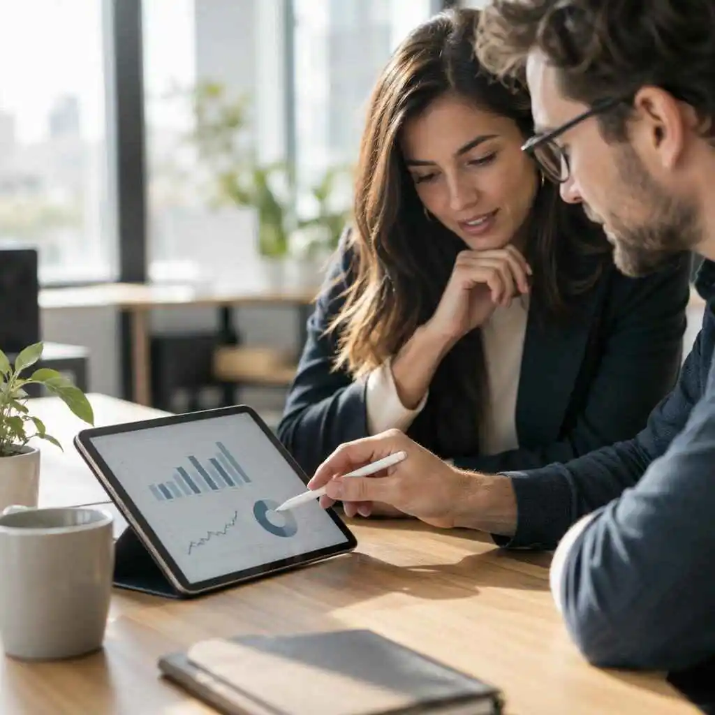 Business Change First — marketing most benefit consumers in a modern office